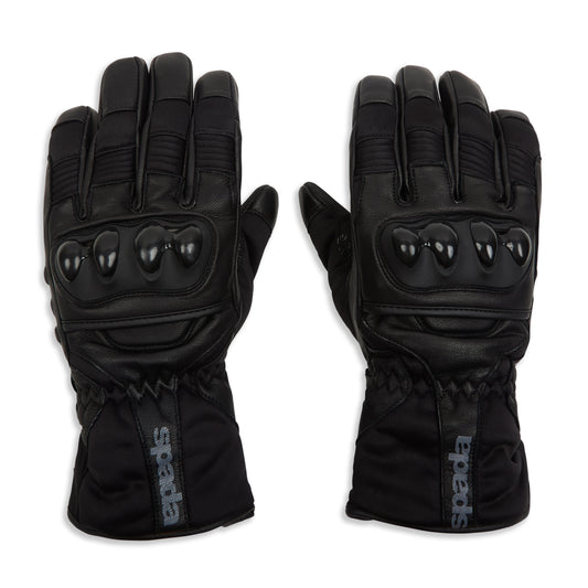 Shadow Black Motorcycle Gloves