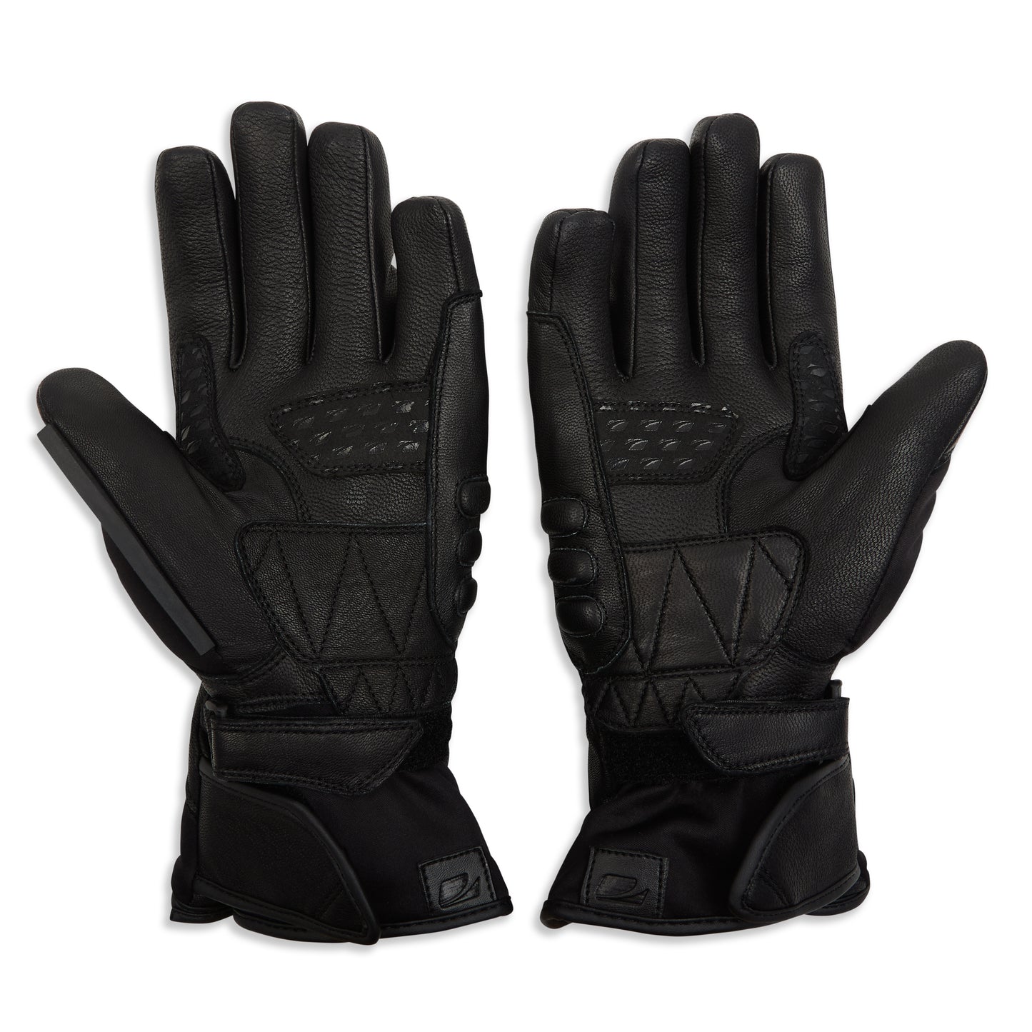 Shadow Black Motorcycle Gloves