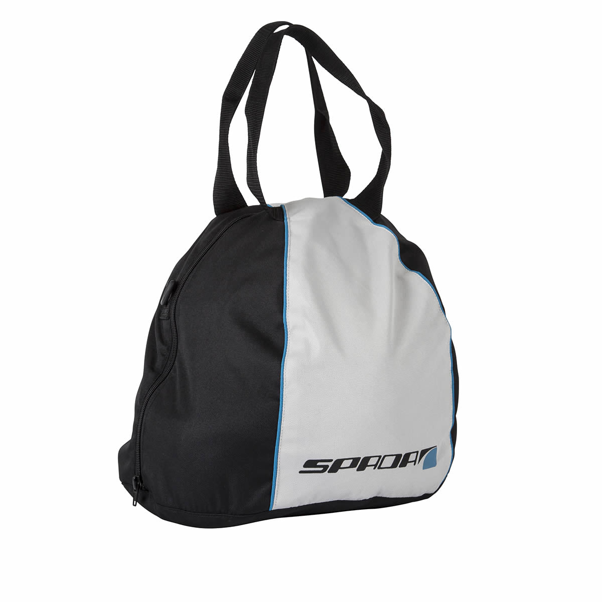 Black & Grey Motorcycle Helmet Bag - With Visor Pocket