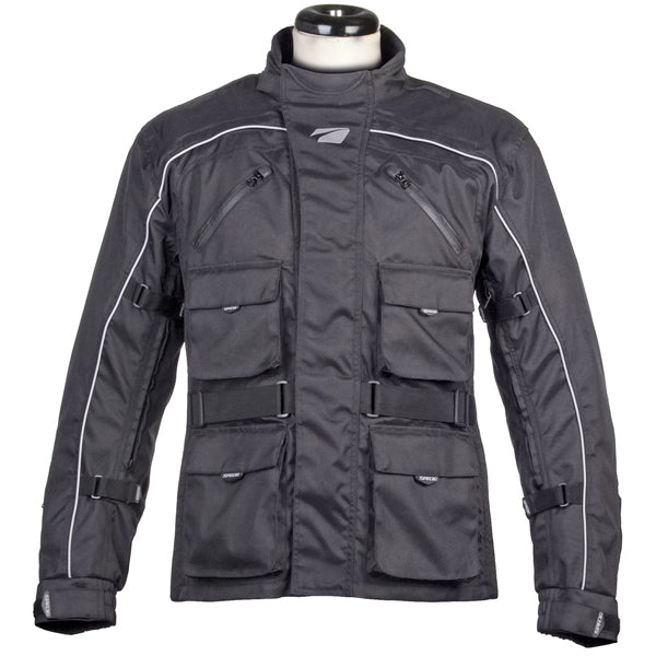 Fifty5 Sahara Black Textile Motorcycle Jacket