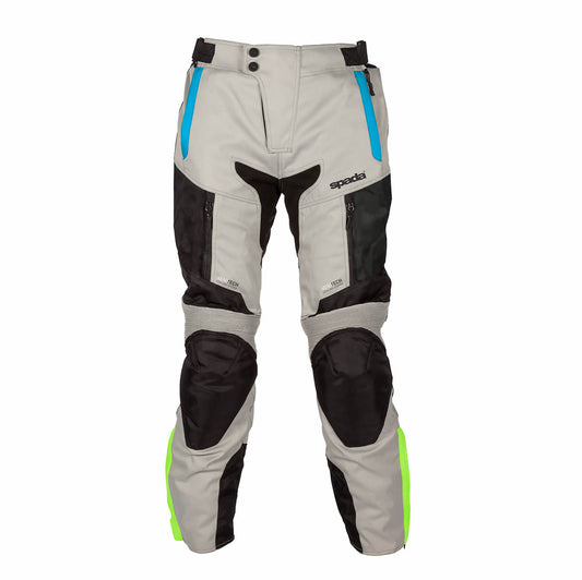 Turini Silver Textile Motorcycle Trousers