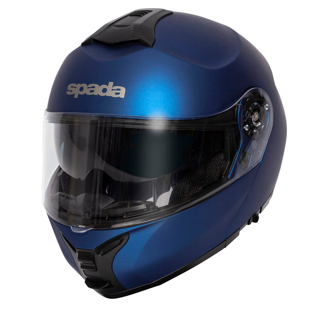 Orion Matet Blue Flip Up Motorcycle Helmet
