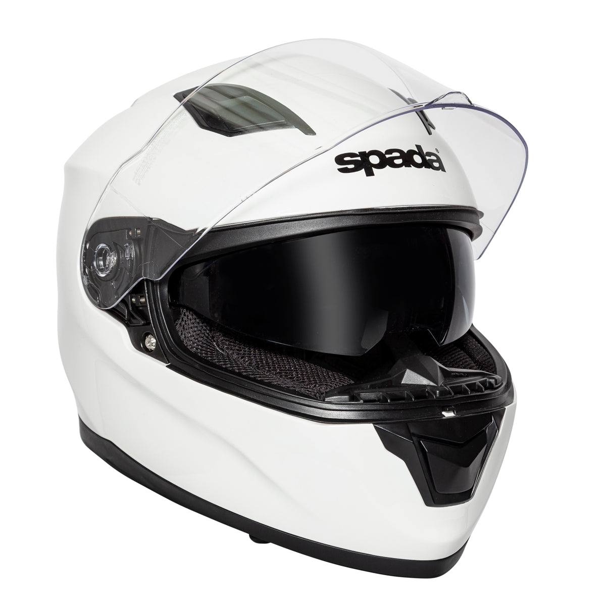 SP17 White Full Face Motorcycle Helmet