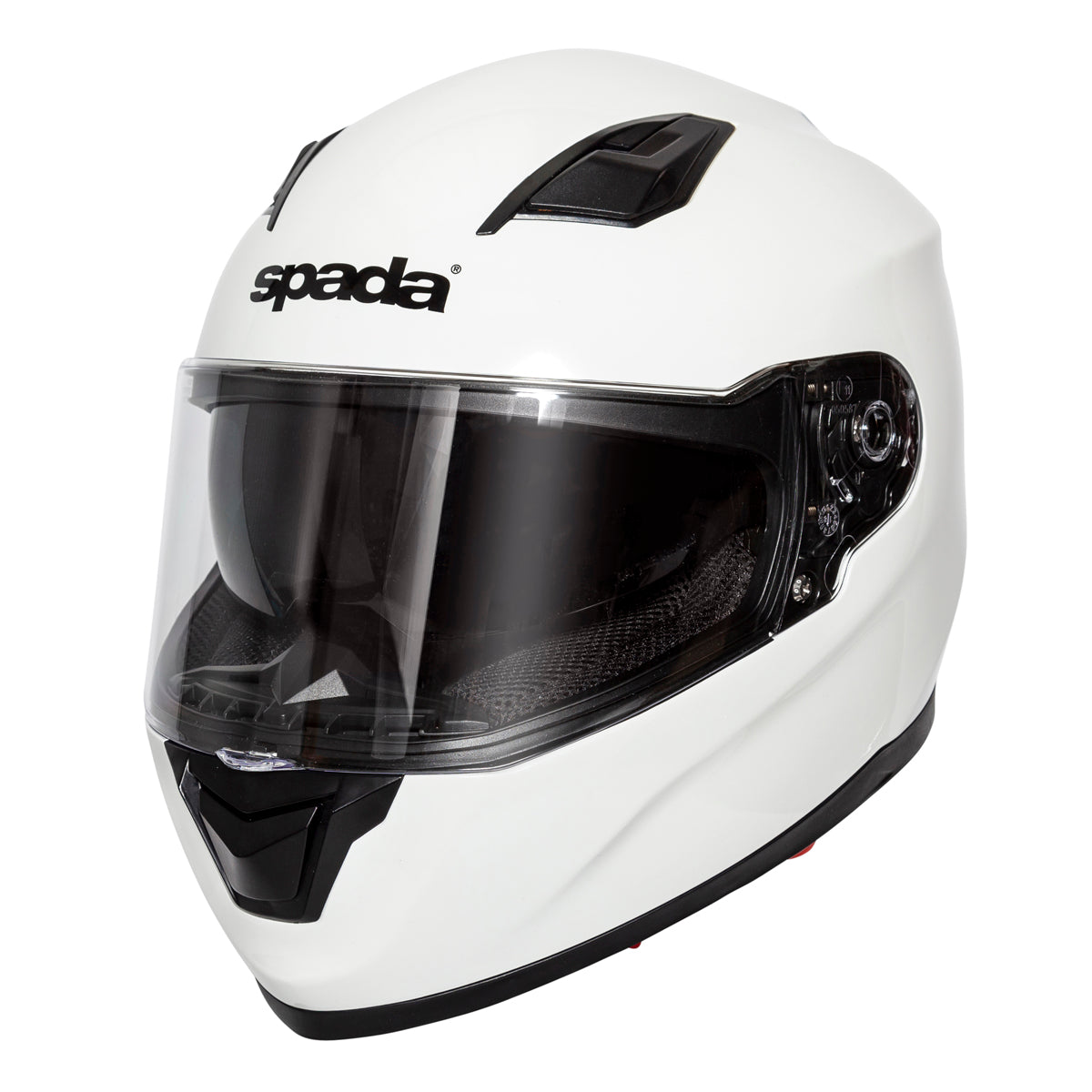 SP17 White Full Face Motorcycle Helmet