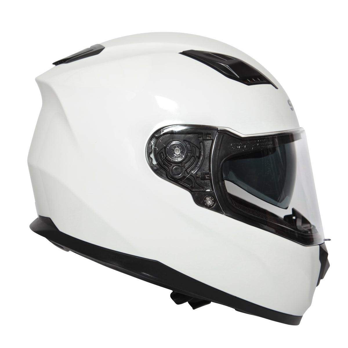 SP17 White Full Face Motorcycle Helmet