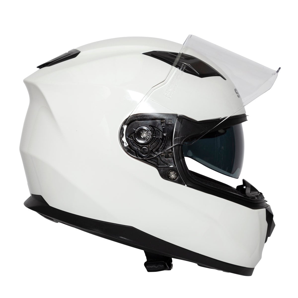 SP17 White Full Face Motorcycle Helmet