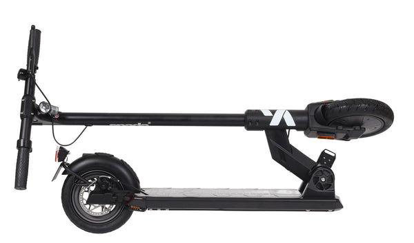 SPADA Kinetic Pro electric scooter folded for easy storage