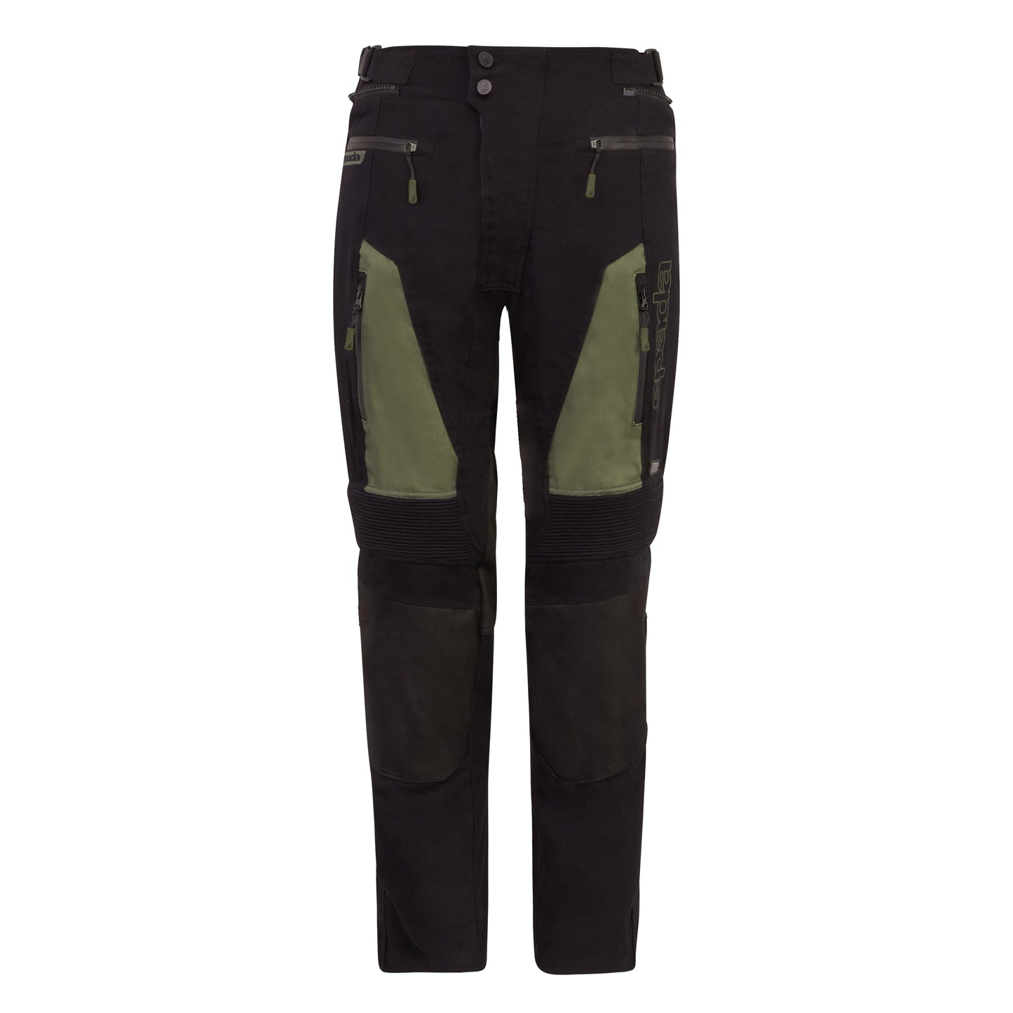 Ascent V3 Black & Green Motorcycle Trousers