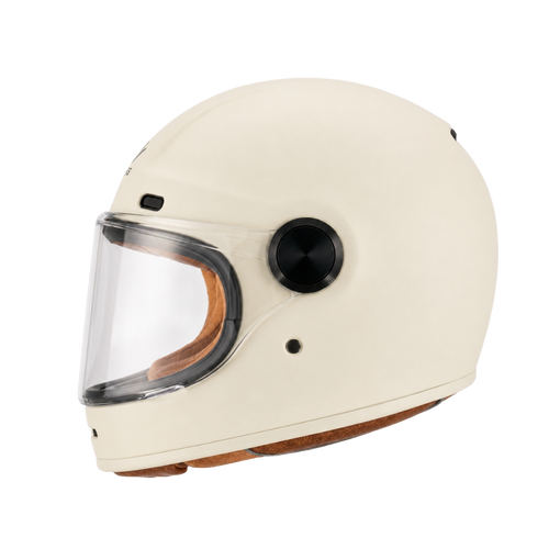 Prophet Off White Full Face Motorbike Helmet