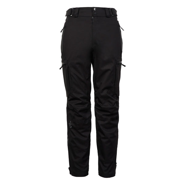 black waterproof breathable motorcycle trousers for men