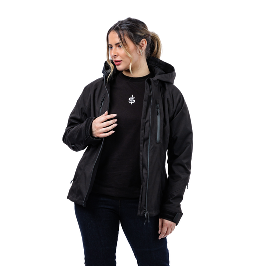 Lula Black Ladies Motorcycle Jacket