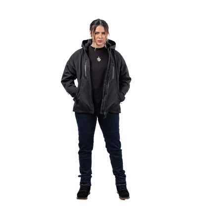 Lula Black Ladies Motorcycle Jacket