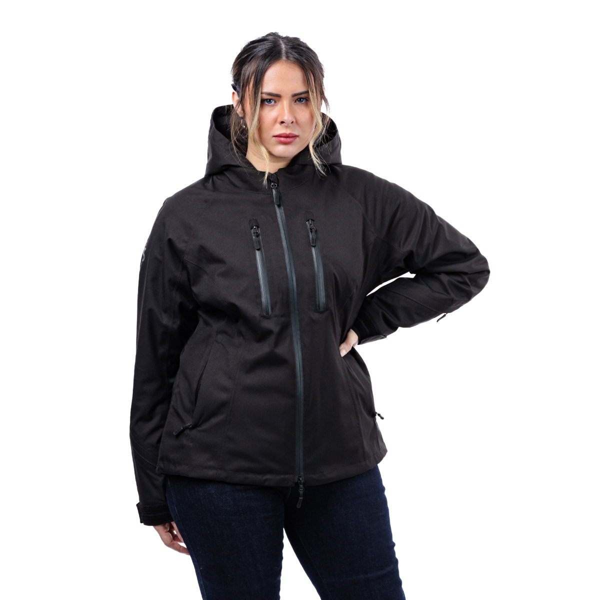 Lula Black Ladies Motorcycle Jacket