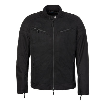 Cafe Air Lightweight Black Motorcycle Jacket