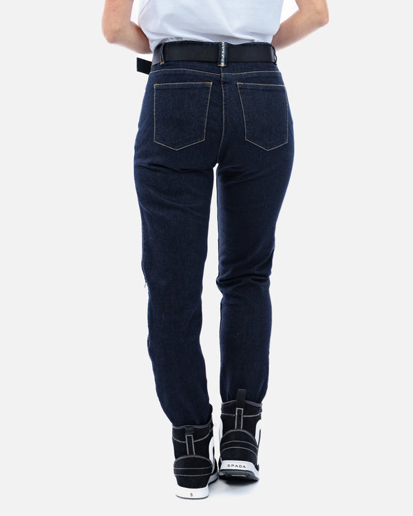 Drifter Ladies Rinse Indigo Motorcycle Jeans