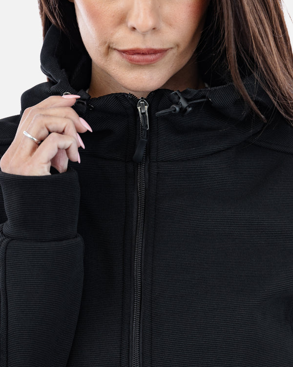 Blade Black Zip Up Motorcycle Hoodie