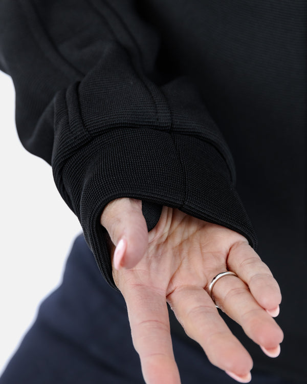 Blade Black Zip Up Motorcycle Hoodie