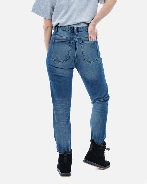 Drifter Ladies Washed Blue Motorcycle Jeans