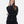 Tura Trucker Solid Black Ladies Motorcycle Denim Jacket