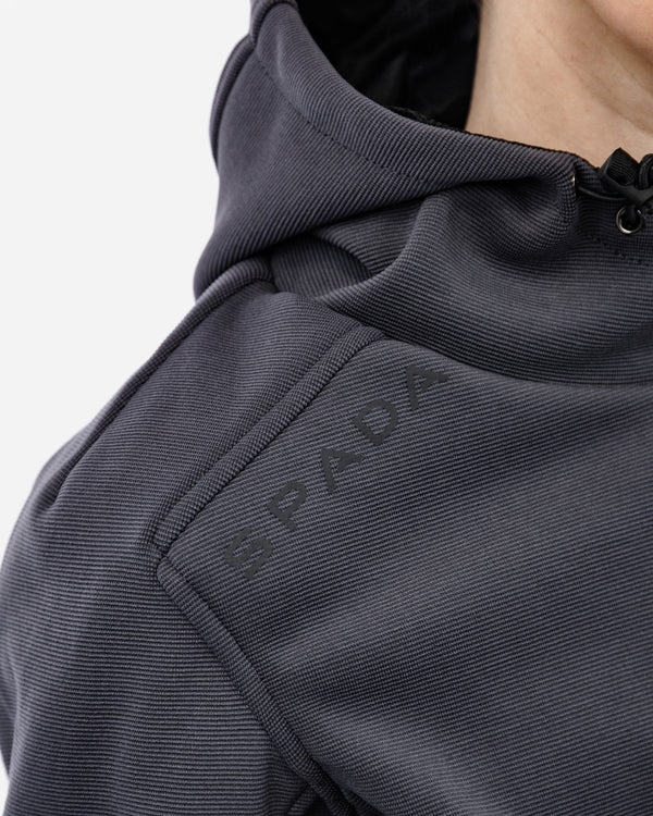 Blade Grey Turbulence Motorcycle Hoodie