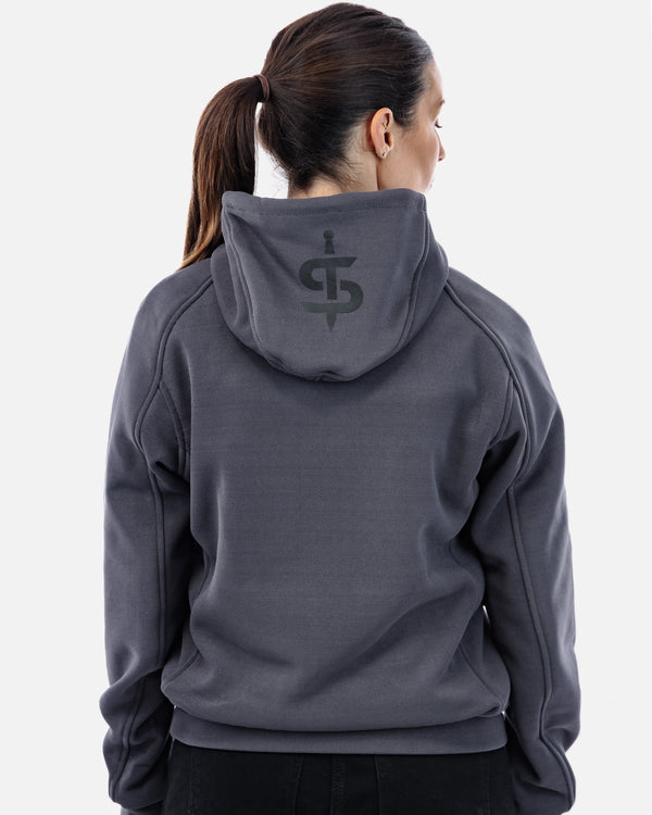 Blade Grey Turbulence Motorcycle Hoodie