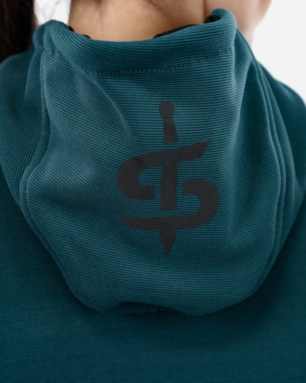 Blade Coral Blue Motorcycle Hoodie