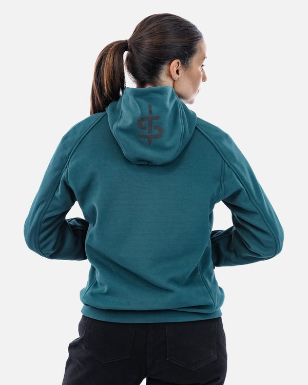 Blade Coral Blue Motorcycle Hoodie