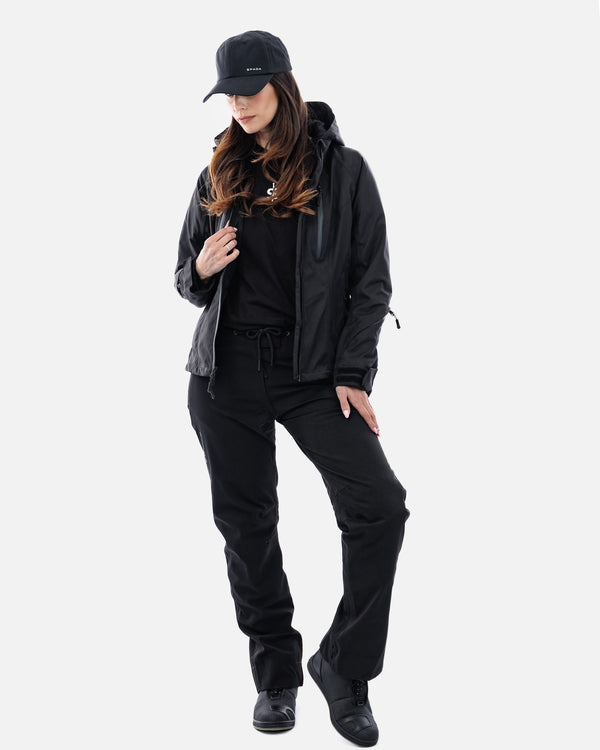 Lula Black Ladies Motorcycle Jacket