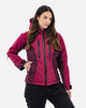 Bella Port Red Quilted Ladies Motorcycle Jacket