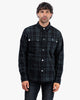 Ember Black & Grey Chequered Motorcycle Shirt