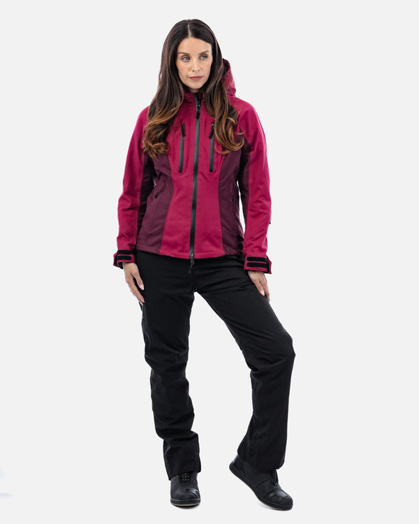 Lula Port Red Ladies Motorcycle Jacket