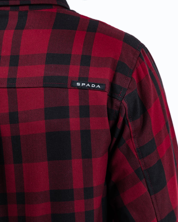 Ember Black & Red Chequered Motorcycle Shirt