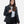 Lancer Ladies Black Leather Motorcycle Jacket