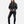 Lancer Ladies Black Leather Motorcycle Jacket
