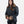 Lancer Ladies Black Leather Motorcycle Jacket