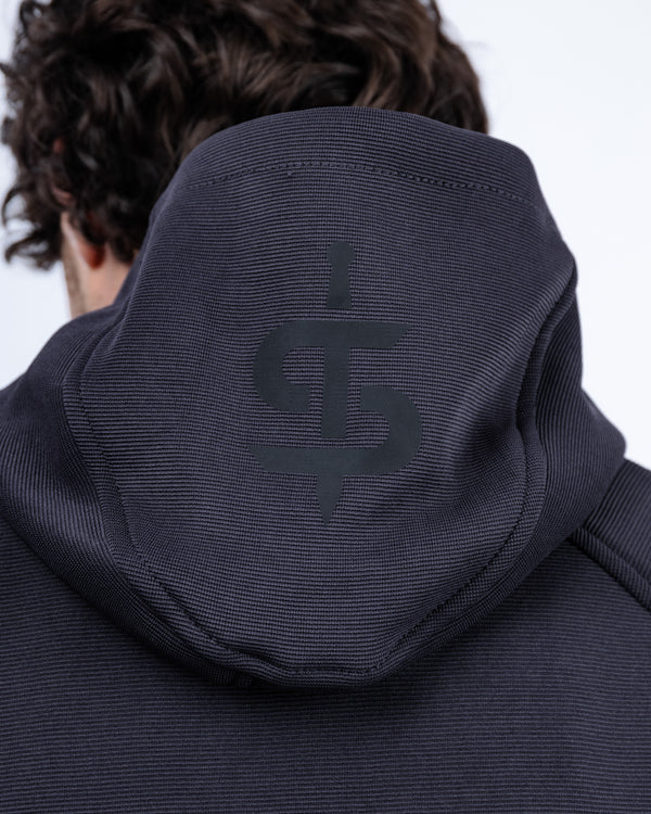 Blade Grey Turbulence Unisex Motorcycle Hoodie