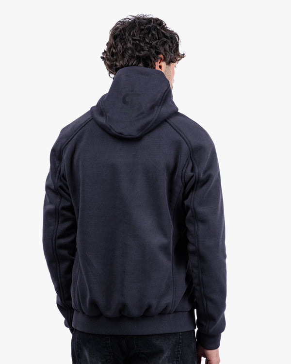 Blade Grey Turbulence Unisex Motorcycle Hoodie