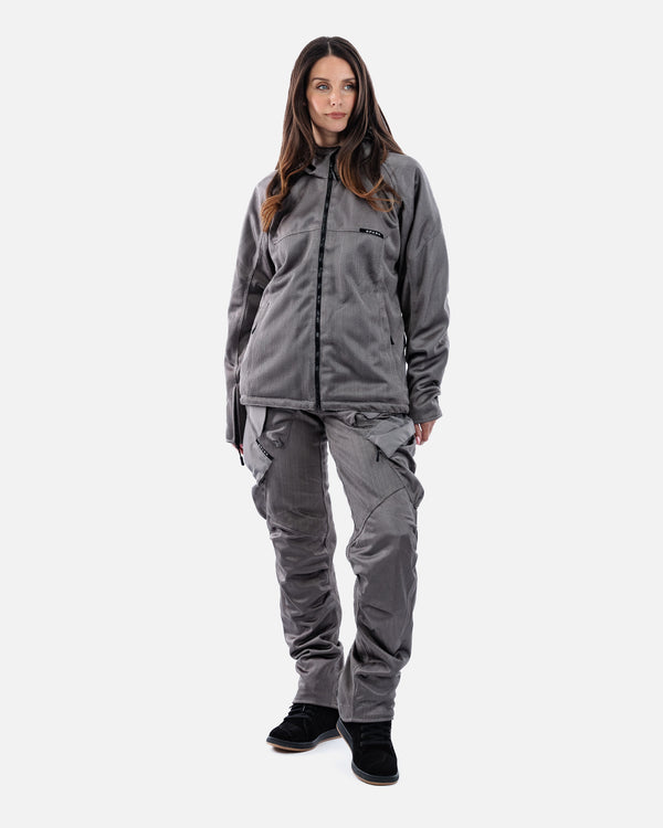 Hooded Air Ultimate Grey Ventilated Motorcycle Jacket