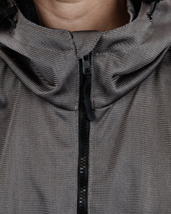 Hooded Air Ultimate Grey Ventilated Motorcycle Jacket