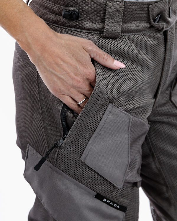 Combat Air Ultimate Grey Ventilated Motorcycle Trousers
