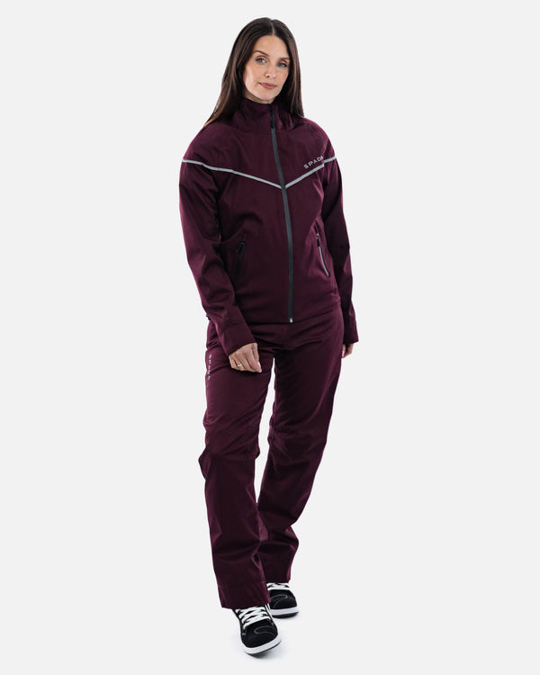 Dash Port Red Ladies Motorcycle Jacket