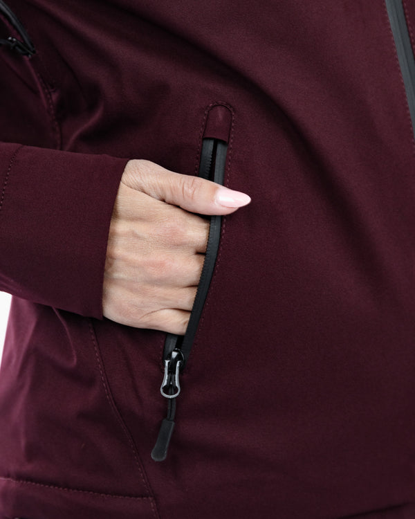 Dash Port Red Ladies Motorcycle Jacket
