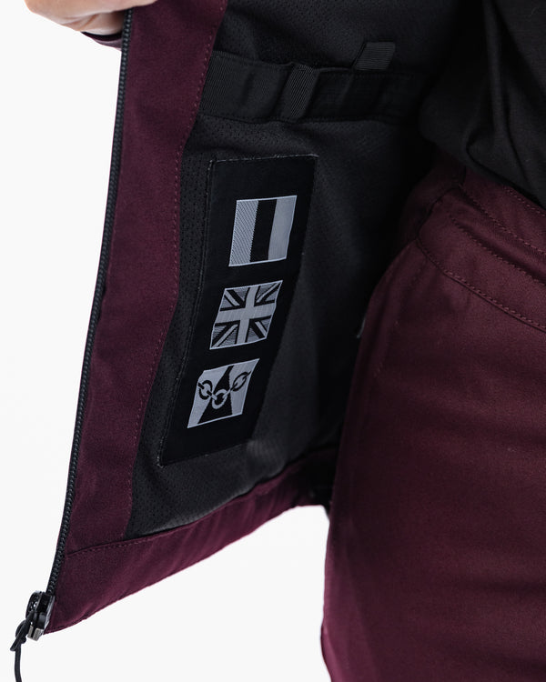 Dash Port Red Ladies Motorcycle Jacket