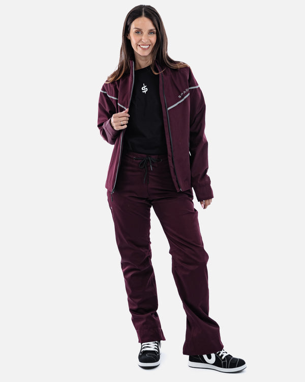 Dash Port Red Ladies Motorcycle Jacket