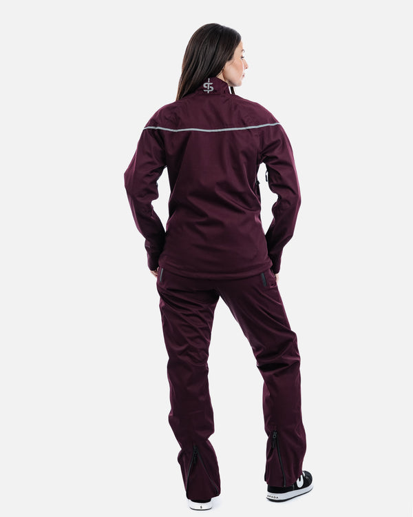 Dash Port Red Ladies Motorcycle Jacket
