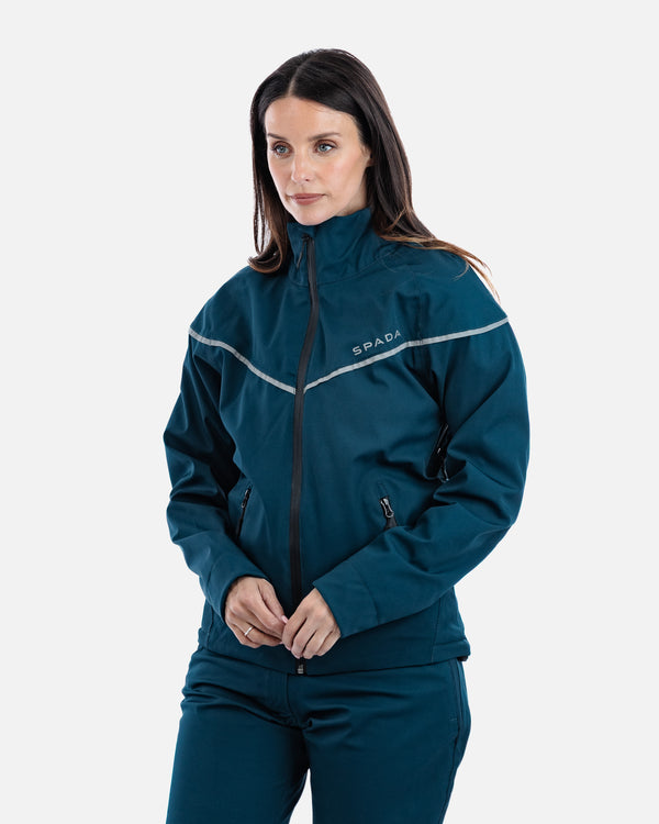 Dash Coral Blue Ladies Motorcycle Jacket