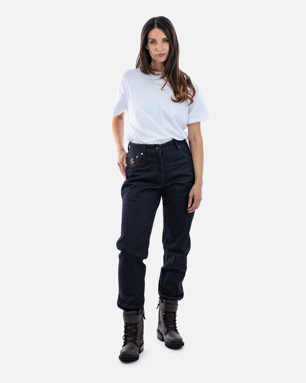 Ronin Ladies Raw Indigo Motorcycle Jeans