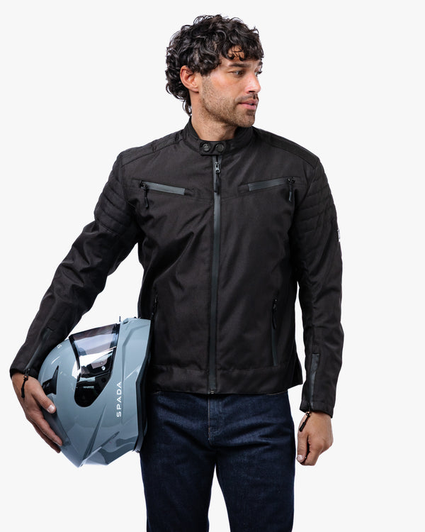 Cafe Flux Black Motorcycle Jacket