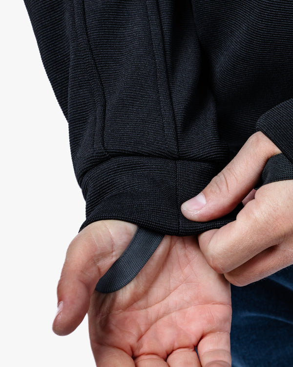 Blade Black Zip Up Unisex Motorcycle Hoodie