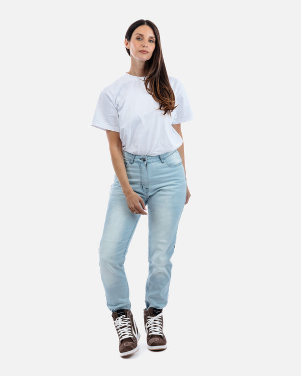 Drifter Ladies Beach Blue Motorcycle Jeans